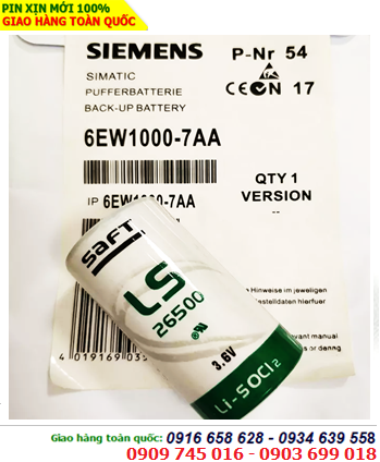 Siemens 6EW 1000-7AA, Pin Siemens 6EW 1000-7AA 3.6v size C 7700mAh